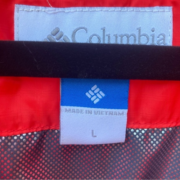 COLUMBIA Sz L Omni Heat and Omni Shield Zipper Garage Closure Pockets Vest - Picture 8 of 12